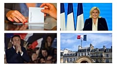 Photos diverses du second tour de la présidentielle française, le 24/04/2022