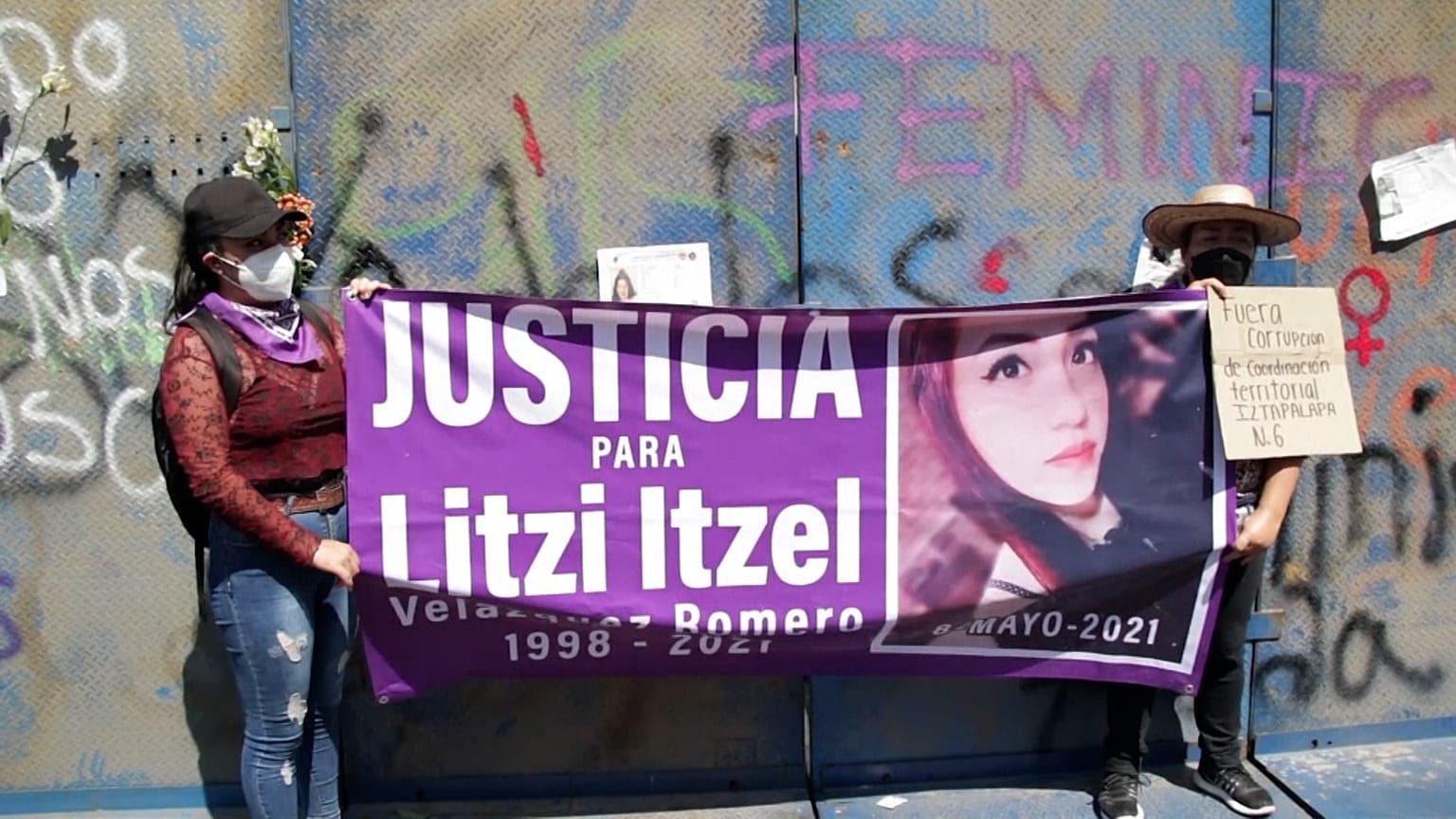 Collectives protest against femicides in Mexico 