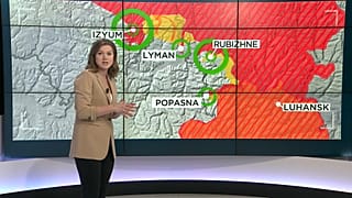 El mapa de la guerra en UCrania del 25 de abril de 2022