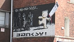 Banksy mural The Mild, Mild West