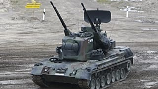 Archív fotó: a Bundeswehr Gepard 1A2 légelhárító harckocsija