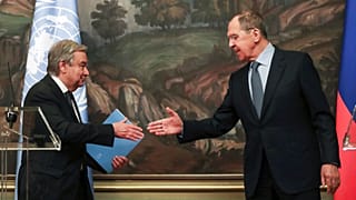 UN-Generalsekretär Guterres traf den russischen Außenminister Lawrow in Moskau
