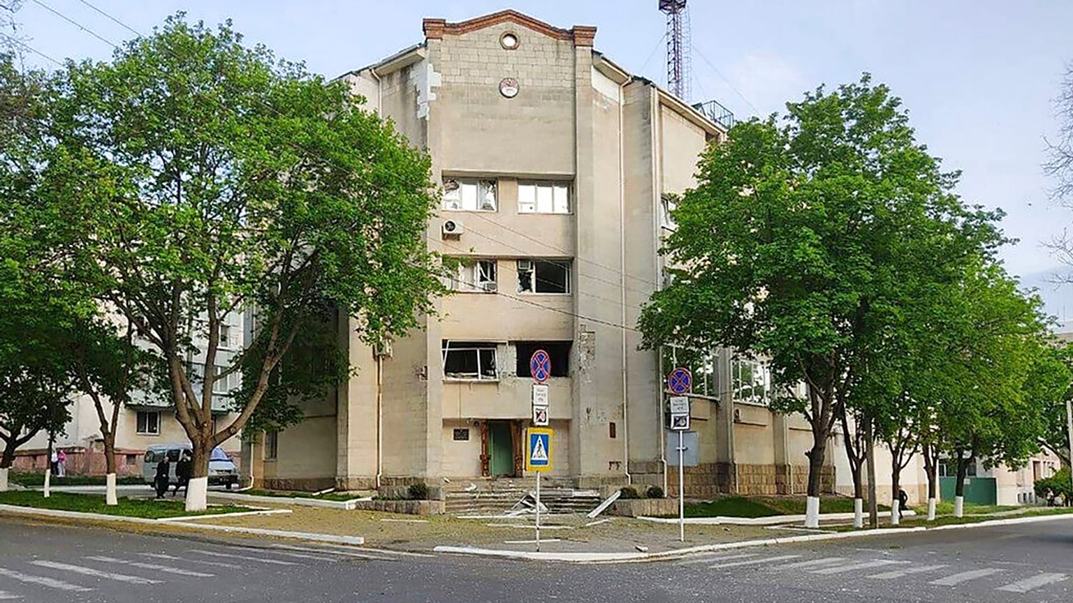 Moldova'nın Rusya yanlısı ayrılıkçı Transdinyester bölgesinde patlamaların yaşandığı Devlet Güvenlik Bakanlığı