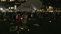 Mahnwache in Singapur