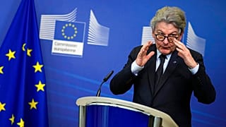 Avrupa Komisyonu'nun iç pazardan sorumlu üyesi Thierry Breton