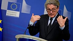 FILE - European Commissioner for Internal Market Thierry Breton