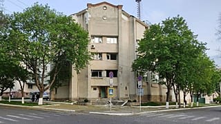Повреждённое здание МГБ Приднестровья
