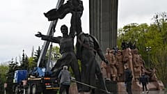 Nach 40 Jahren wird die Statue abgebaut.