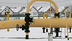 FILE - Natural gas pumping station for gas imported from Russia, in Rebelszczyzna, near Warsaw, Poland. 
