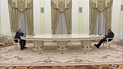 Russian President Vladimir Putin held talks with UN Secretary-General Antonio Guterres on Tuesday at the Kremlin Palace in Moscow.
