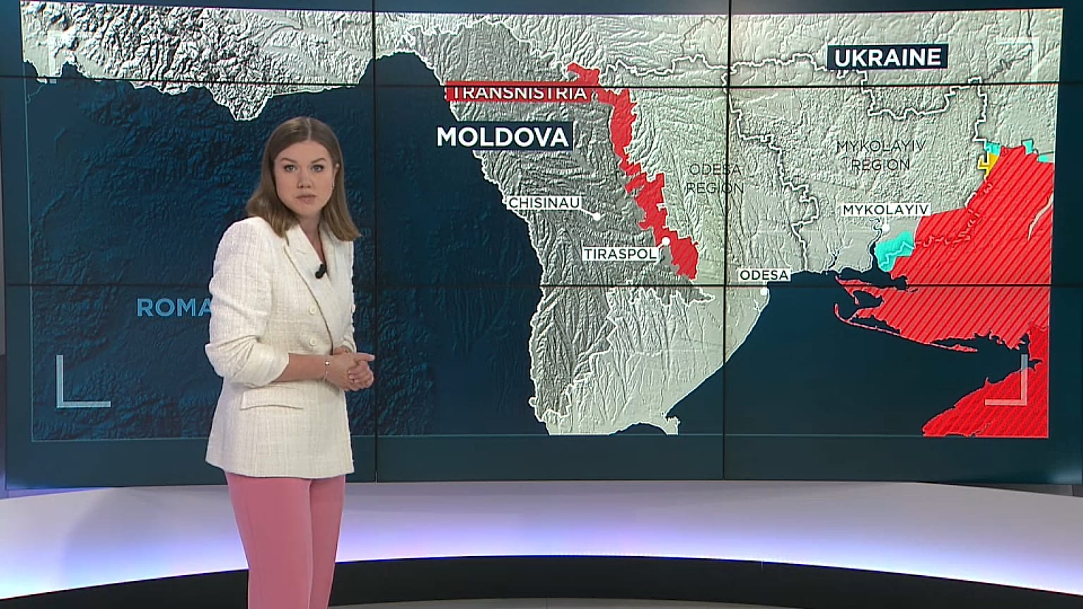 La giornalista ucraina Sasha Vakulina.