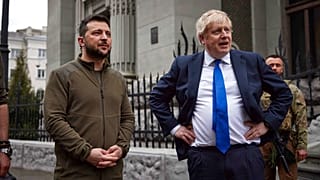 Boris Johnson e Volodmyr Zelensky