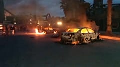Cementera Cruz Azul durante los disturbios, Tula, estado de Hidalgo, México 27/4/2022