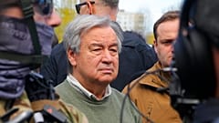 Antonio Guterres, UN-Generalsekretär in der Ukraine