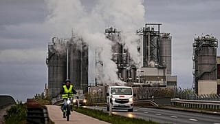 L'impianto chimico Evonik vicino a Colonia, in Germania