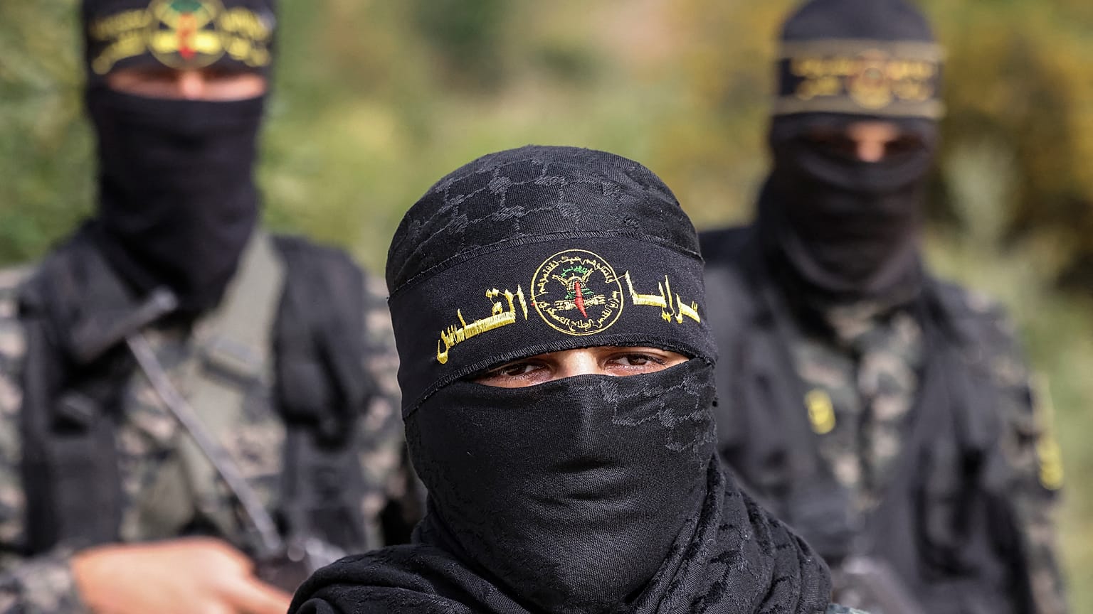 أفراد من سرايا القدس الجناح العسكري لحركة الجهاد الإسلامي