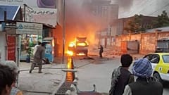 تصویری از یکی از انفجارها
