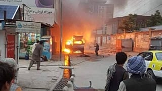 تصویری از یکی از انفجارها