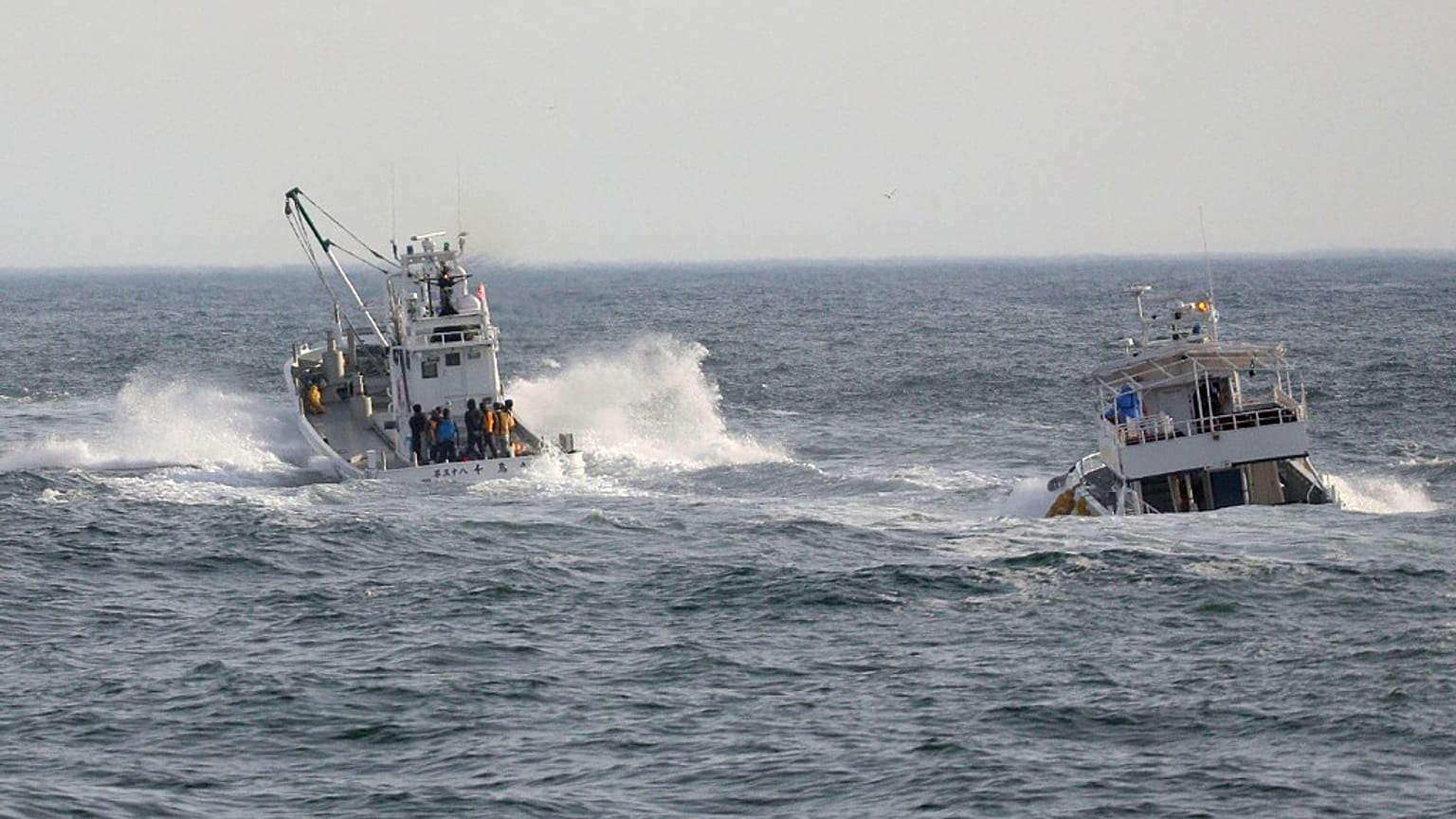 Japon balıkçı tekneleri de arama çalışmalarına katıldı 
