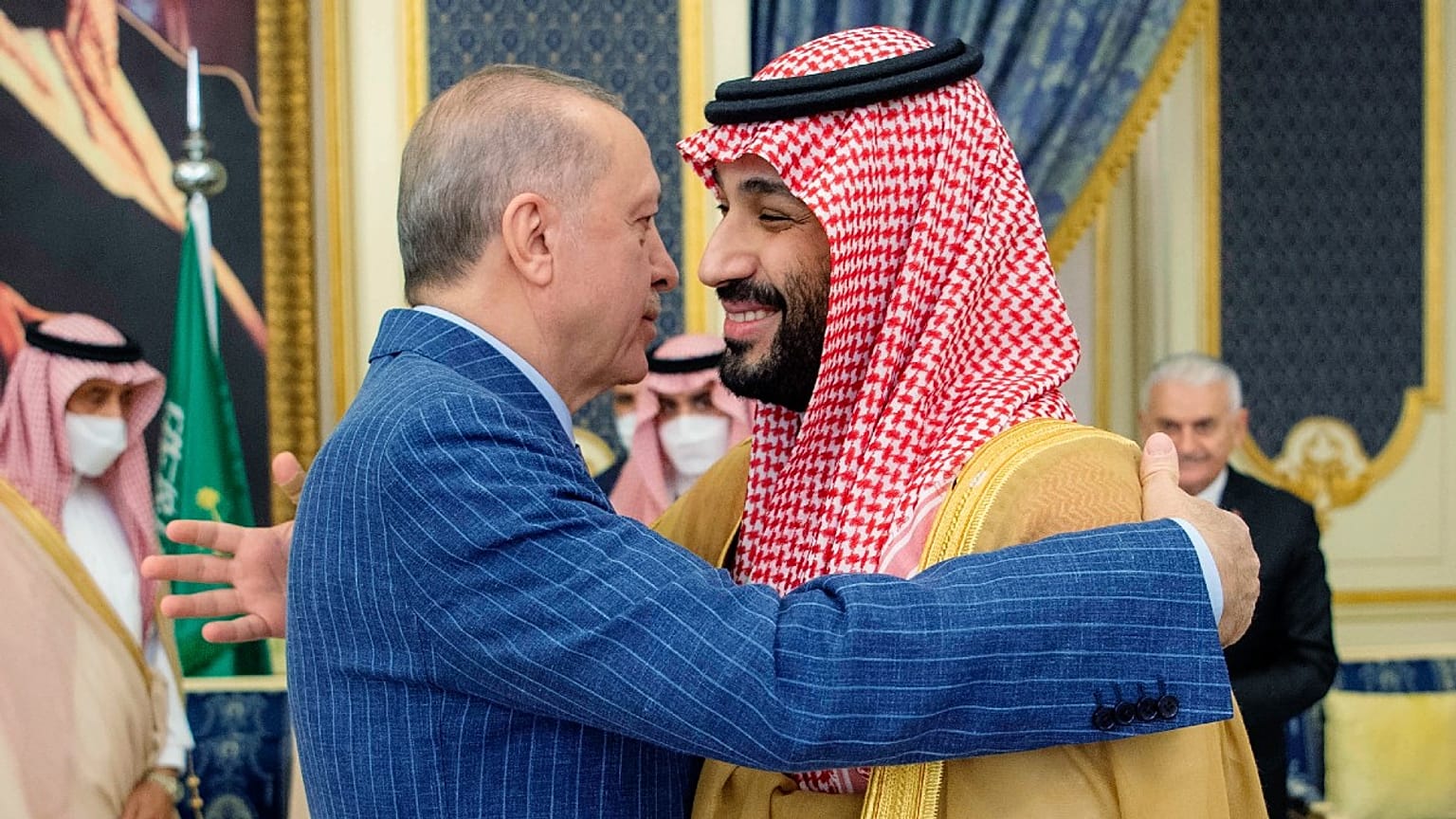 دیدار رجب طیب اردوغان و محمد بن سلمان