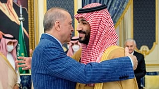 دیدار رجب طیب اردوغان و محمد بن سلمان