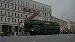 Probe für die Militärschau am 9. Mai in Moskau