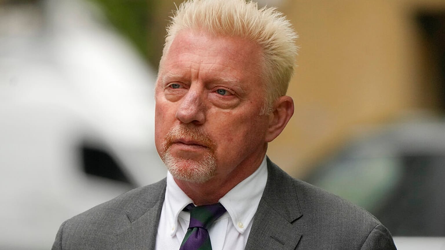 Boris Becker llegando al Tribunal de Southwark en Londres el 29 de abril de 2022 