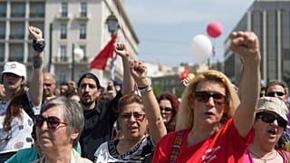 Πορεία για την Πρωτομαγιά στο κέντρο της Αθήνας- φώτο αρχείου