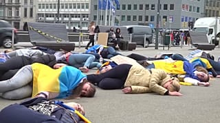 Kundgebung in Brüssel