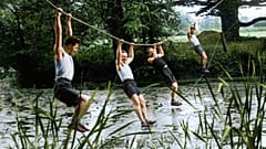Cichociemni agents tackle an assault course at Audley End
