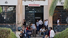 أمام مقر المحكمة الابتدائية في الرباط (أرشيف) 
