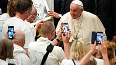 Le pape François au Vatican, jeudi 28 avril 2022. 