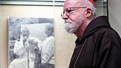 Vorsitzende der Päpstlichen Kommission für den Schutz von Minderjährigen,  Seán Patrick O'Malley, nach einem Gespräch mit Papst Franziskus, 29.04.2022