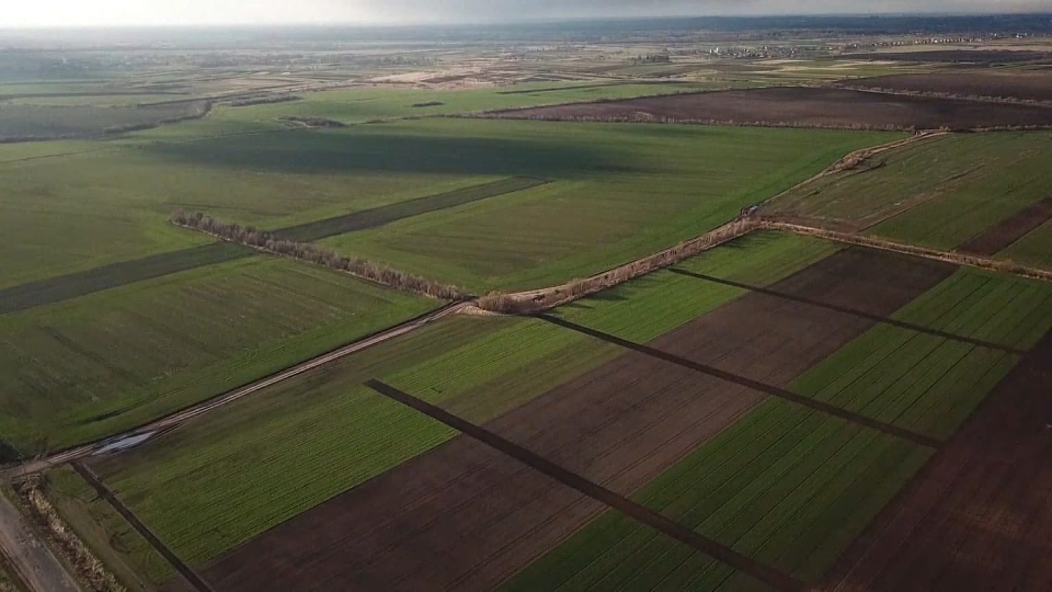 Landwirtschaftliche Flächen in der Ukraine