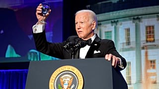 Joe Biden a színpadon