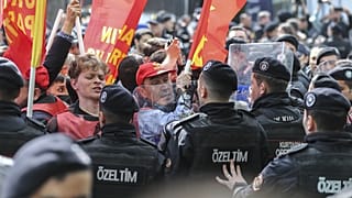 Taksim'de 1 Mayıs gösterisi