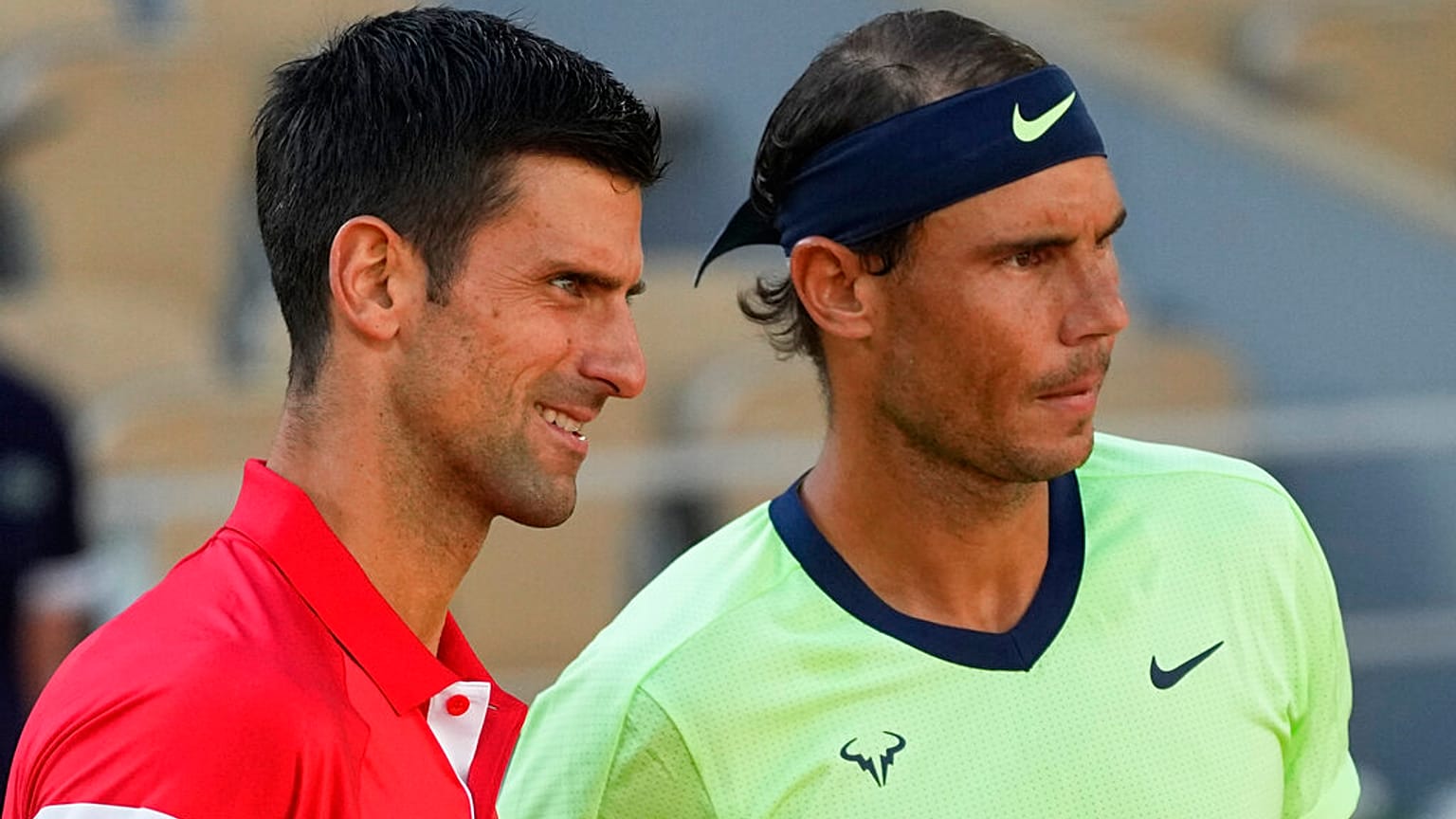 Srıp tenisçi Novak Djokovic ve İspanyol tenisçi Rafael Nadal 