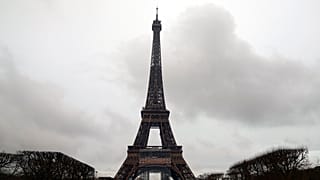 the Eiffel Tower in Paris, France, Tuesday, March 15, 2022.