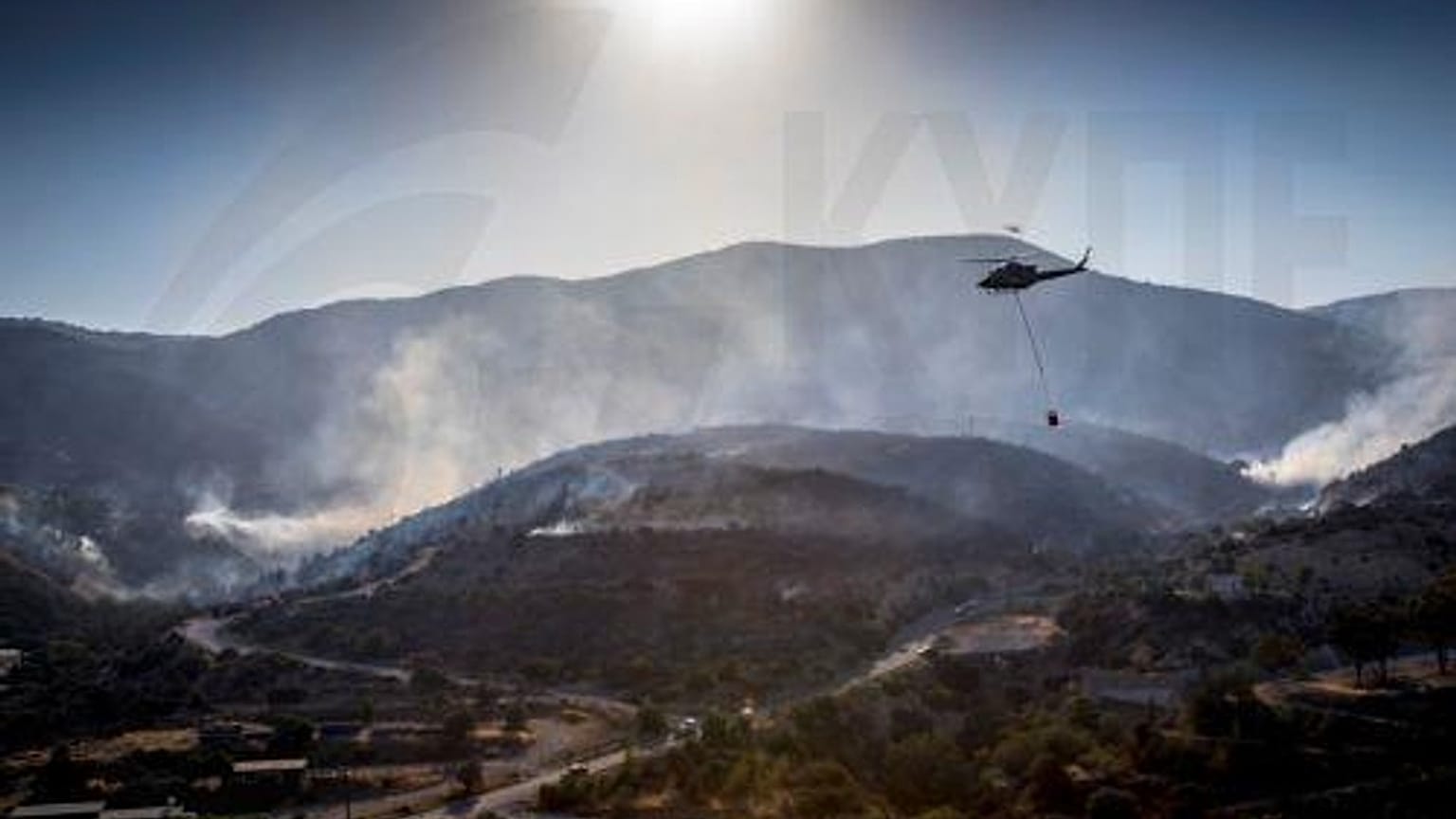 Ρωσικό ελικόπτερο Κομόφ επιχειρεί σε πυρκαγιά - φώτο αρχείου