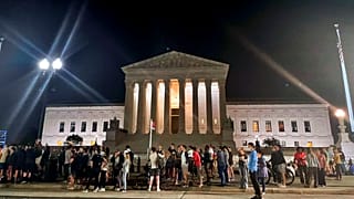 Демонстрация у здания Верховного суда США