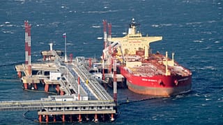 Российский нефтеналивной терминал в порту Козьмино