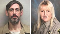 Casey Cole White, left, and Assistant Director of Corrections Vicky White, right