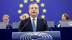Mario Draghi vor dem Europäischen Parlament in Straßburg