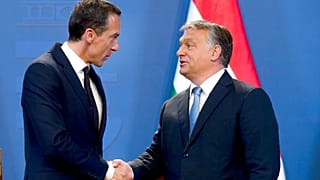 Christian Kern és Orbán Viktor 2016-ban