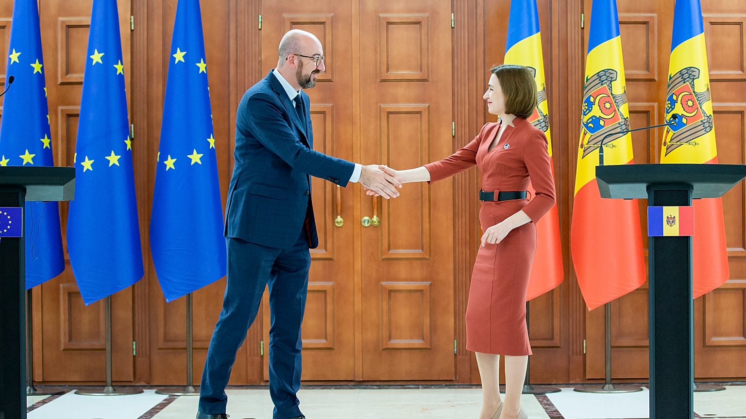 Charles Michel reuniu-se em Chisinau com Maia Sandu esta quarta-feira