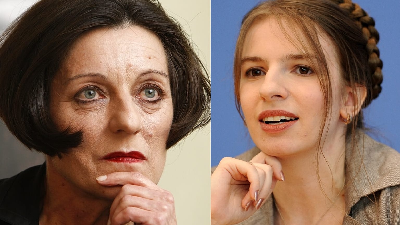 Literatur-Nobelpreisträgerin Herta Müller (links) und die deutsch-ukrainische Politikerin und Publizistin Marina Weisband (rechts)