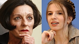 Literatur-Nobelpreisträgerin Herta Müller (links) und die deutsch-ukrainische Politikerin und Publizistin Marina Weisband (rechts)