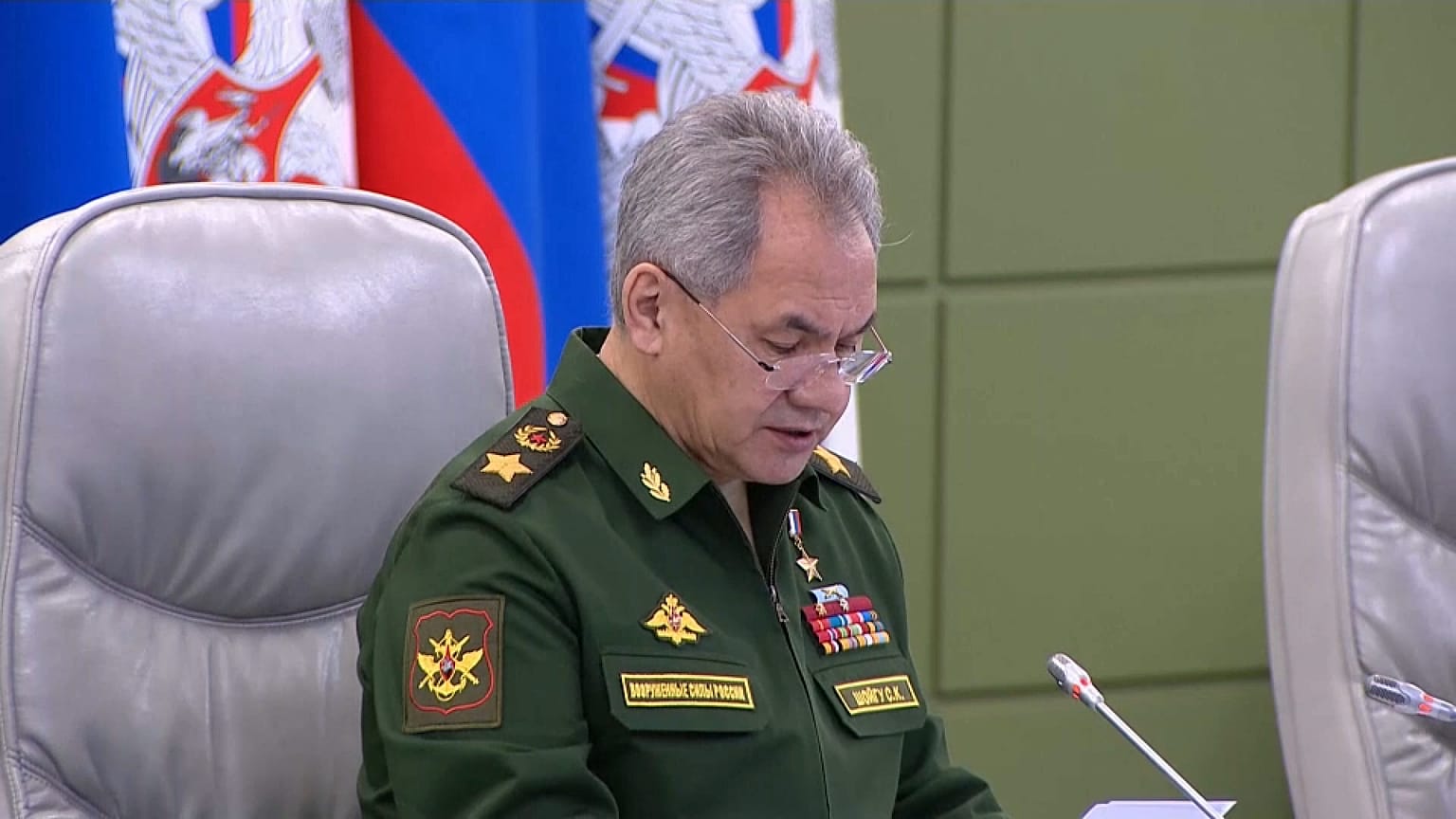 Der russische Verteidigungsminister Sergej Schoigu 