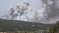 El incendio forestal está fuera de control