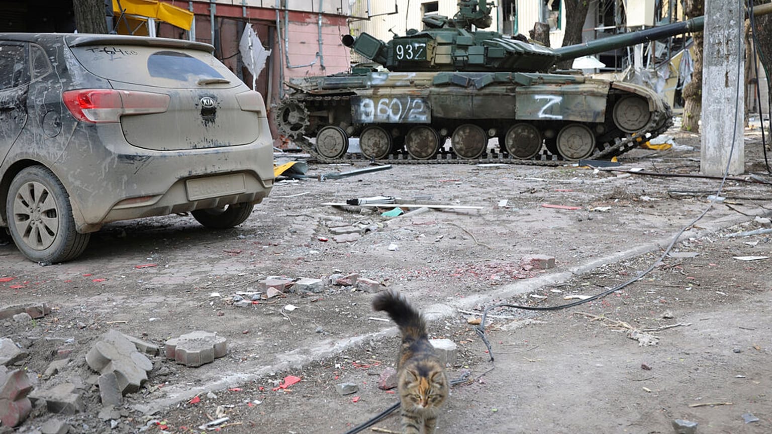 Zerstörung in der Ukraine